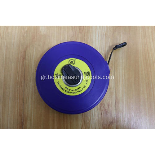 Fast Rewind Open Reel Fiberglass Long Tape Measure